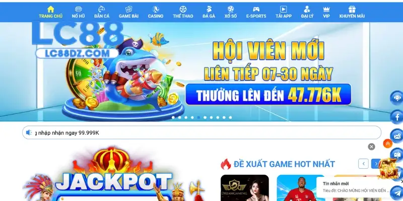 Cột mốc phát triển của Lc88 khi ra mắt